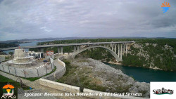 Skradin, řeka Krka, most A1