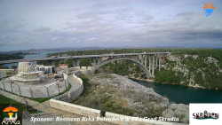 Skradin, řeka Krka, most A1