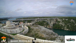 Skradin, řeka Krka, most A1