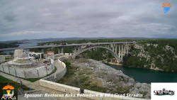 Skradin, řeka Krka, most A1