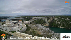 Skradin, řeka Krka, most A1