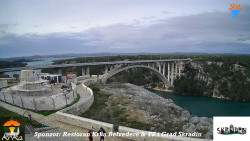 Skradin, řeka Krka, most A1