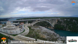 Skradin, řeka Krka, most A1