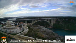Skradin, řeka Krka, most A1