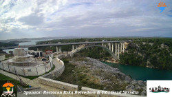 Skradin, řeka Krka, most A1