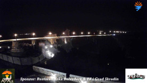 Městečko Skradin - Skradin, řeka Krka, most A1 - 20.2.2026 v 00:45 Městečko Skradin - Skradin, řeka Krka, most A1 - 20.2.2026 v 00:45