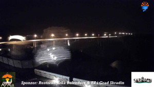 Městečko Skradin - Skradin, řeka Krka, most A1 - 20.2.2026 v 01:45 Městečko Skradin - Skradin, řeka Krka, most A1 - 20.2.2026 v 01:45