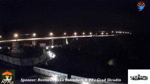 Městečko Skradin - Skradin, řeka Krka, most A1 - 20.2.2026 v 04:00 Městečko Skradin - Skradin, řeka Krka, most A1 - 20.2.2026 v 04:00