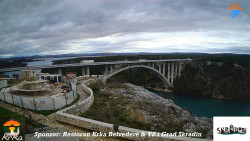 Skradin, řeka Krka, most A1