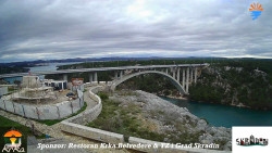 Skradin, řeka Krka, most A1