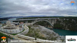 Skradin, řeka Krka, most A1