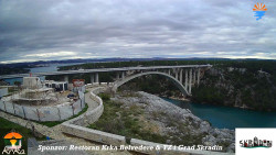 Skradin, řeka Krka, most A1