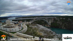 Skradin, řeka Krka, most A1