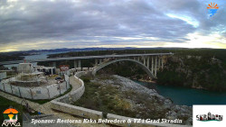 Skradin, řeka Krka, most A1