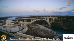 Skradin, řeka Krka, most A1