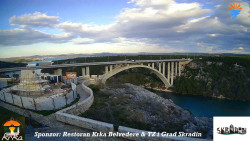 Skradin, řeka Krka, most A1