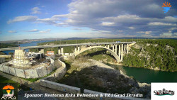 Skradin, řeka Krka, most A1