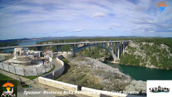Skradin, řeka Krka, most A1
