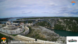 Skradin, řeka Krka, most A1