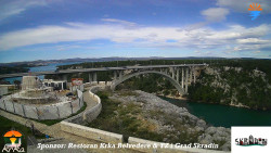 Skradin, řeka Krka, most A1