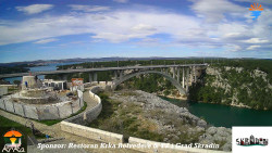 Skradin, řeka Krka, most A1