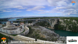 Skradin, řeka Krka, most A1