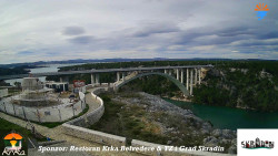 Skradin, řeka Krka, most A1