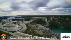 Skradin, řeka Krka, most A1
