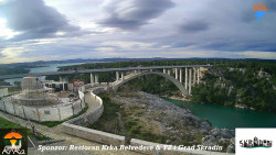 Skradin, řeka Krka, most A1