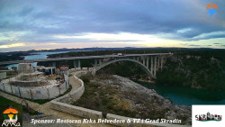 Skradin, řeka Krka, most A1