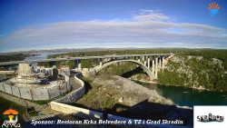 Skradin, řeka Krka, most A1