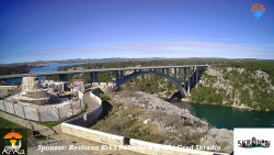 Skradin, řeka Krka, most A1