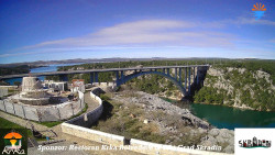 Skradin, řeka Krka, most A1