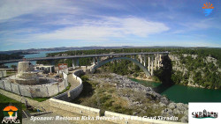Skradin, řeka Krka, most A1