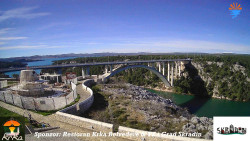 Skradin, řeka Krka, most A1