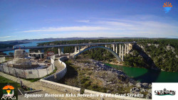 Skradin, řeka Krka, most A1