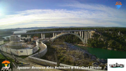 Skradin, řeka Krka, most A1