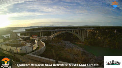 Skradin, řeka Krka, most A1