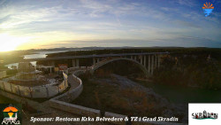 Skradin, řeka Krka, most A1