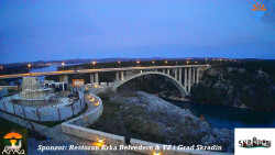 Skradin, řeka Krka, most A1