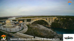 Skradin, řeka Krka, most A1