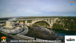 Skradin, řeka Krka, most A1