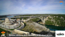 Skradin, řeka Krka, most A1