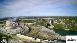 Skradin, řeka Krka, most A1