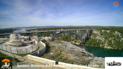 Skradin, řeka Krka, most A1