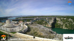 Skradin, řeka Krka, most A1