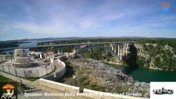 Skradin, řeka Krka, most A1
