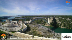 Skradin, řeka Krka, most A1