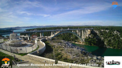 Skradin, řeka Krka, most A1