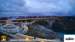 Skradin, řeka Krka, most A1